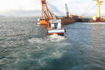 Khảo sát, ứng cứu dầu tràn tàu NEW ORIENTAL